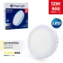 electronica.com.ve LAMPARA LED SUPERFICIAL REDONDA 12W NEUTRA