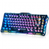 TECLADO GRAVASTAR GAMER MERCURY V75 INALAMBRICO RGB SWITCH LINEALES STEALTH BLACK V75_BLK