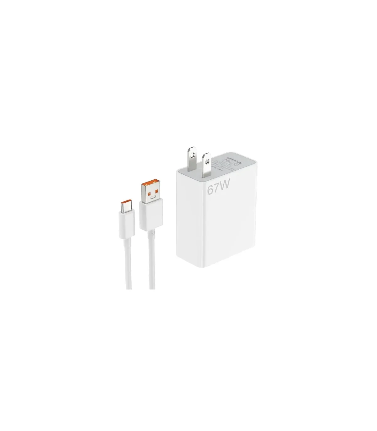electronica.com.ve CARGADOR USB XIAOMI 67W 2 EN 1 CABLE TIPO C