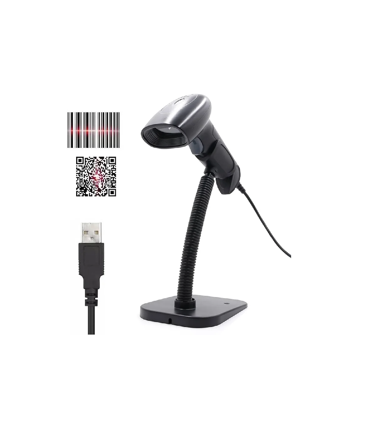 electronica.com.ve LECTOR DE CODIGO DE BARRAS SKYPOS USB 2D FJ-5