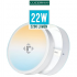 PANEL LED REDONDO SUPERFICIAL 22W 8 PULG 3 TONOS CRI90 HIGH LUMEN LUCERNA