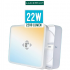 PANEL LED CUADRADO SUPERFICIAL 22W 8 PULG 3 TONOS CRI90 HIGH LUMEN LUCERNA
