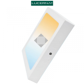 PANEL LED CUDRADO 12 PULG 24W SUPERFICIAL COMPACT LUMEN 3 TONOS 3000K/4000K/6500K LUCERNA
