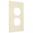 TAPA BEIGE DE TOMACORRIENTE DOBLE