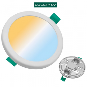 PANEL LED AJUSTABLE REDONDO 4 PULG 8W EMPOTRABLE 3 TONOS 3000K/4000K/6500K LUCERNA