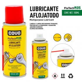 ACEITE LUBRICANTE AFLOJATODO COVO AEROSOL 100ML FLUTECH 05 CV-ANR-100ML