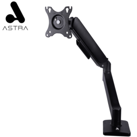 BASE NEGRA P/MONITOR ASTRA CON BRAZO AJUSTABLE DE ACERO 17-32 PULG 9KG ASTDA97C013