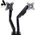 BASE NEGRA P/2 MONITORES ASTRA BRAZOS AJUSTABLES DE ACERO 17-32 PULG 9KG ASTDA97C024
