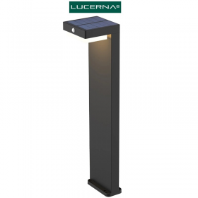 LAMPARA DE JARDIN VERTICAL CON PANEL SOLAR 2000MAH LUCERNA C/SENSOR DE MOVIMIENTO