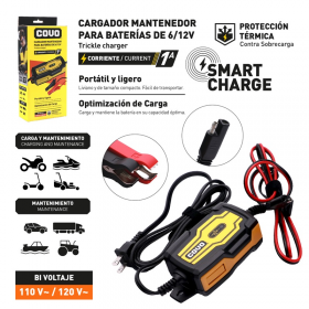 CARGADOR MANTENEDOR PARA BATERIAS DE 6/12V COVO 