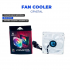FAN COOLER CRYSTAL RGB GAMER U PRODUCTS 120MM 12V ARGB 5V 1100RPM BLANCO