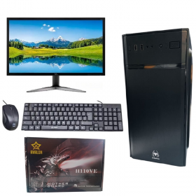 KIT SPIDERTEC CLON NUEVO CPU CORE I5-9500 8GB/256GB +MONITOR 21.5+TECLADO/MOUSE