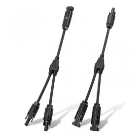 CABLE TIPO Y PARA CONECTOR MC4 PARA PANEL SOLAR 2 PACK