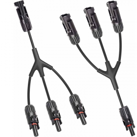 CABLE CONECTOR MC4 PARA TRES PANELES SOLARES 2 PACK