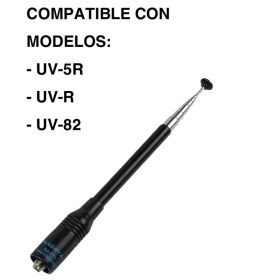 ANTENA PARA RADIO WALKIE TALKIES BAOFENG UV-R/UV-5R/UV-82
