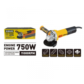 ESMERILADORA ANGULAR 4 1/2 PULG (115MM) PARA ESMERILAR Y CORTAR COVO 