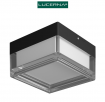 APLIQUE DOT LAMPARA LED DE PARED DECORATIVA LUCERNA TRANSPARENTE 9W CUADRADO 3 TONOS INT-EXT LP609C