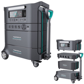 ESTACION ENERGIA PORTATIL MARSRIVA HES40 4400W TECNOLOGIA MODULAR MULTIPLES MODOS DE CARGA BATERIA L