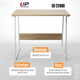 MESA ESCRITORIO DE OFICINA MODERNO U PRODUCTS C/MALLA METALICA CD-23188B