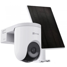 KIT CAMARA OUTDOOR IP WIFI SMART EZVIZ HB8C LITE 4MP BATERIA+PANEL SOLAR CS-HB8C-SPR100