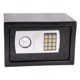 CAJA FUERTE ELECTRONICA GRANDE 30X20X20CM NEGRA