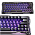 TECLADO GRAVASTAR GAMER MECANICO RGB MERCURY V60 PRO ALAMBRICO ALEACION BLACK CRYSTAL GS V60 PRO_XTA