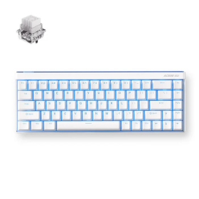 TECLADO MCHOSE GAMER ACE 68 AIR ULTRA SPORT SWITCH MAGNETICO SNOW WHITE MC-ACE68AIR-9
