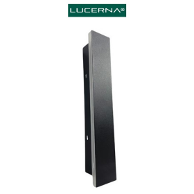 APLIQUE LAMPARA LED DE PARED DECORATIVA LUCERNA NEGRA 10W 3K INTERIOR-EXTERIOR LP5530-2