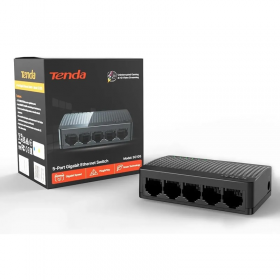 SWITCH 5 PUERTOS GIGABIT TENDA 10/100/1000 MBPS 200MBPS SG105