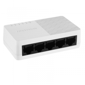 SWITCH 5 PUERTOS DE ESCRITORIO GIGABIT 10/100/1000MBPS MDI MDIX HIKVISION DS-3E0505D-O