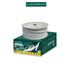 ROLLO DE CINTA LED COB 50 METROS LUCERNA LUZ CALIDA 3000K + 10 CONECTORES CINTA COB 3K