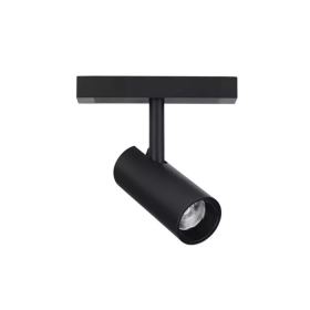 LAMPARA DE RIEL MAGNETICO NEGRA INCLUYE BOMBILO LED 18W CALIDA 3500K LUMISTAR LED379