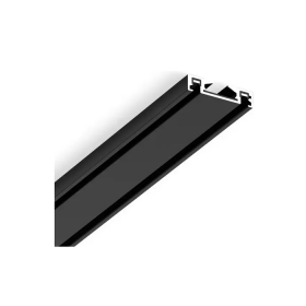 RIEL PARA LAMPARA TRACK LIGHT MAGNETICO SUPERFICIAL 2 M NEGRO LUMISTAR