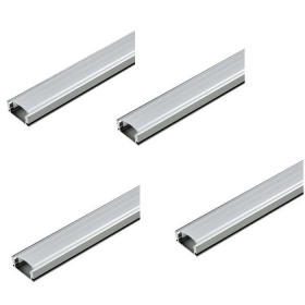 PERFIL PARA CINTA LED SUPERFICIAL DE ALUMINIO 3 METROS 