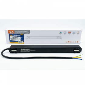 FUENTE DE PODER PARA RIEL TRACK LIGHT MAGNETICO SUPERFICIAL 100W LED368 LUMISTAR
