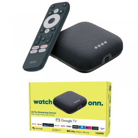 ONN GOOGLE TV 4K PRO WIFI 6 STREAMING ANDROID + CONTROL HEY GOOGLE