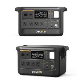 ESTACION ENERGIA PORTATIL PECRON 1500W(PICO DE 3000W) 960WH CONTROL-PANTALLA INTELIGENTE BATERIA LIF