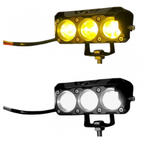 BARRA LED EXPLORADORA DUAL (LUZ CALIDA/BLANCA) PARA MOTOS 
