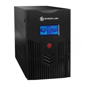 UPS WIREPLUS PANTALLA SMART 1200VA/720W BT 2 X 12V-7AMP 120VAC
