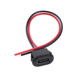 CONECTOR USB TIPO C HEMBRA JACK P/EMPOTRAR HEBILLA