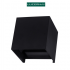 APLIQUE LAMPARA LED DE PARED DECORATIVA LUCERNA NEGRO 6W 3K EXTERIOR LP3010
