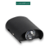 APLIQUE LAMPARA LED DECORATIVA LUCERNA NEGRO 2W 3K EXTERIOR LP4110