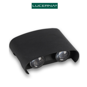 APLIQUE LAMPARA LED DECORATIVA LUCERNA NEGRO 4W 3K EXTERIOR LP4120