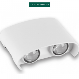 APLIQUE LAMPARA LED DECORATIVA LUCERNA BLANCO 4W 3K EXTERIOR LP4120-B