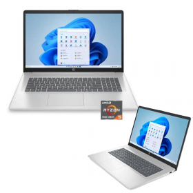 LAPTOP NUEVA HP 17-CP2025 SILVER RYZEN 5 7520U 17.3 PULG FHD 8GB RAM 512GB SSD 