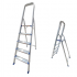 ESCALERA DE ALUMINIO 5 TRAMOS 45X95X148CM BRUFER