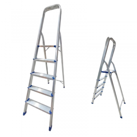 ESCALERA DE ALUMINIO 5 TRAMOS 45X95X148CM BRUFER