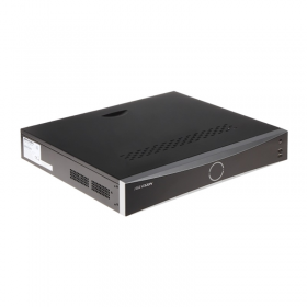 GRABADOR NVR HIKVISION 32 CANALES IP 16 POE/4 SATA/12 MPX 4K ACUSENSE RECONOCIMIENTO FACIAL DS-7732N