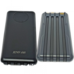 POWER BANK JOYFAR JF-PB01 10.000MAH 22.5W C/PANTALLA LCD Y LINTERNA NEGRO