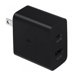 CARGADOR CUBO SAMSUNG 35W DOBLE PUERTO USB-C + USB A